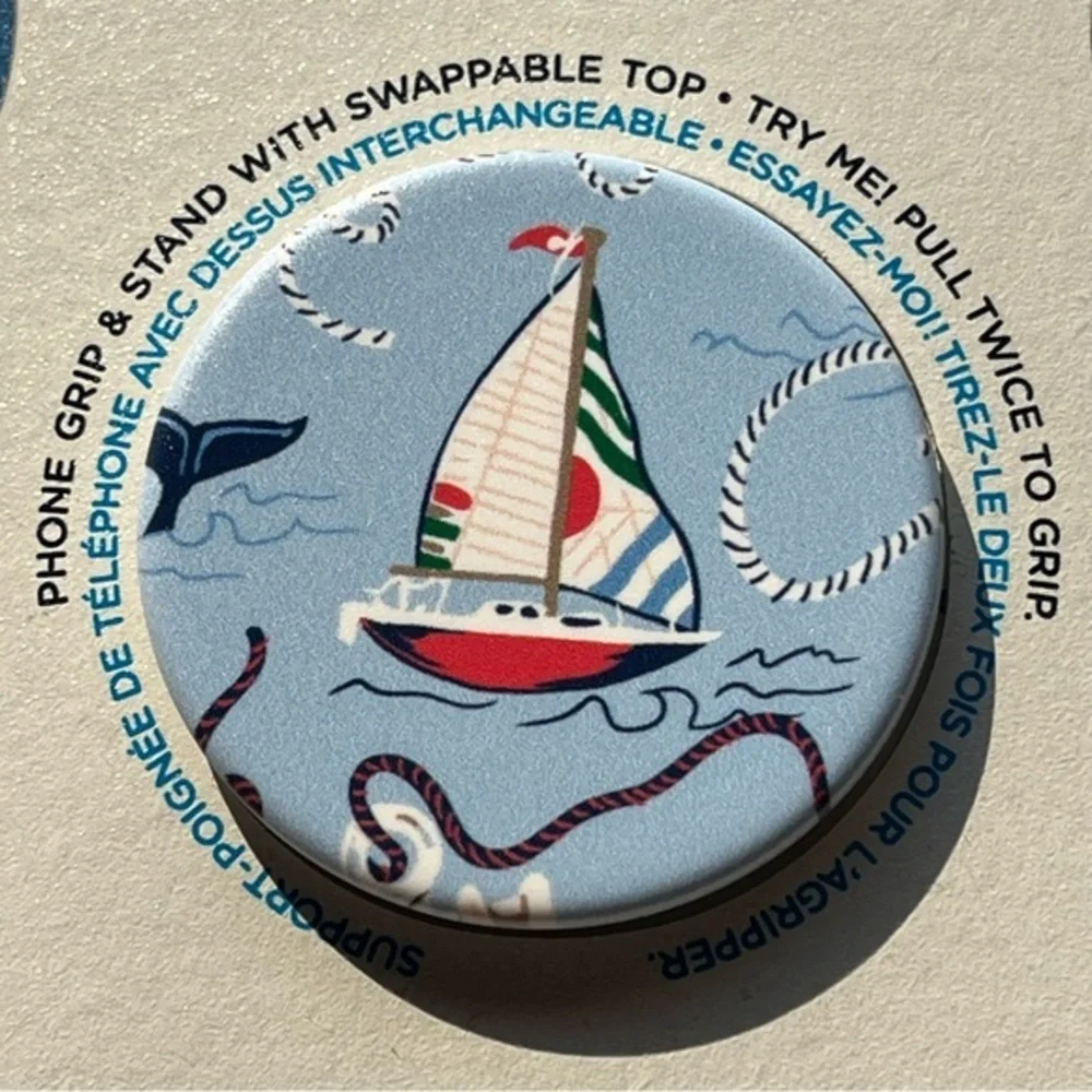 PopSocket PopGrip‎ Vera Bradley Really Regatta, Sailboat